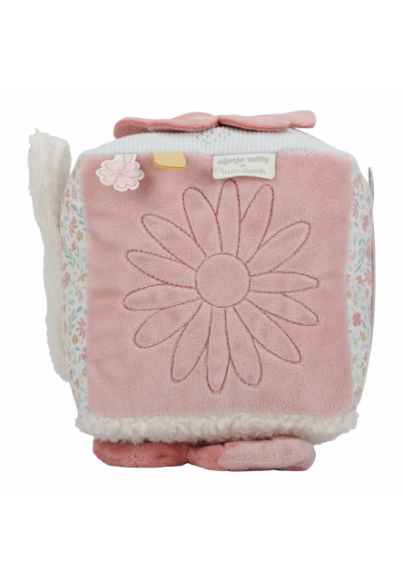 Kostka textilní s aktivitami králíček Miffy Lucky Blossom