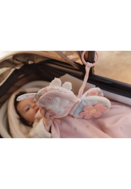 Závěsná textilní knížka králíček Miffy Lucky Blossom
