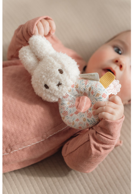 Chrastítko králíček Miffy Lucky Blossom