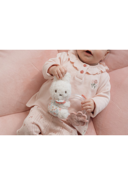 Chrastítko s korálky králíček Miffy Lucky Blossom