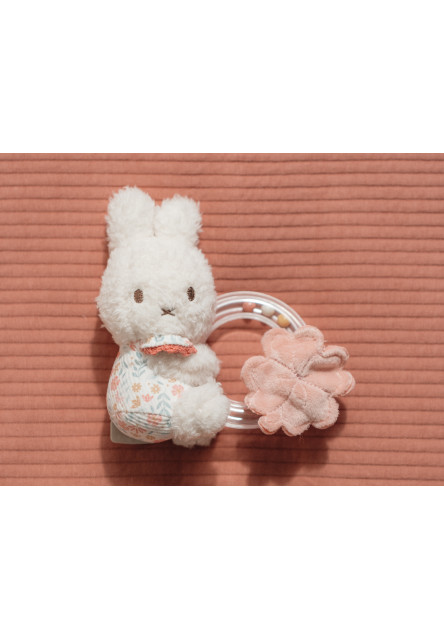 Chrastítko s korálky králíček Miffy Lucky Blossom