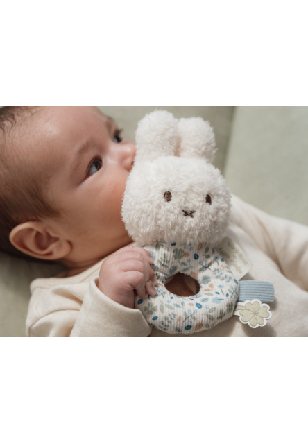 Chrastítko králíček Miffy Lucky Leaves