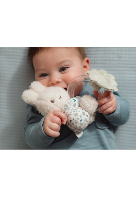 Chrastítko s korálky králíček Miffy Lucky Leaves