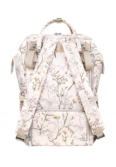 Přebalovací batoh Siena Luxe Secret Garden Beige