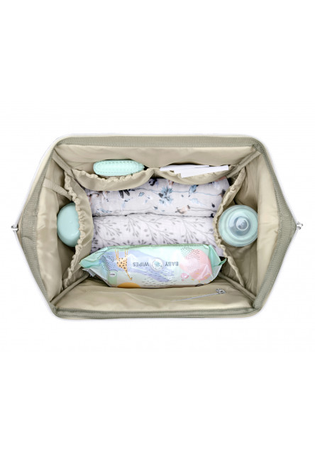 Přebalovací batoh Siena Luxe Secret Garden Beige