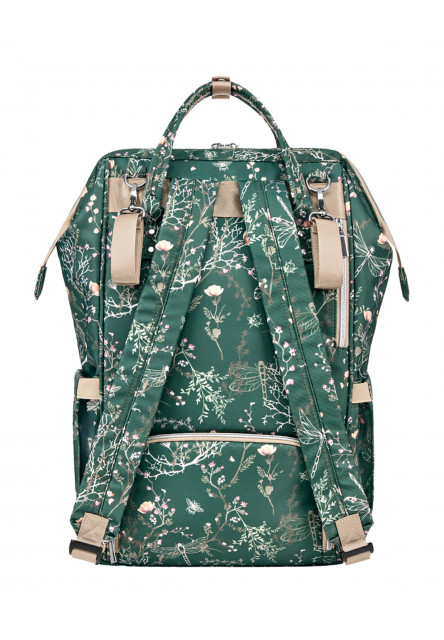 Přebalovací batoh Siena Luxe Secret Garden Deep Green