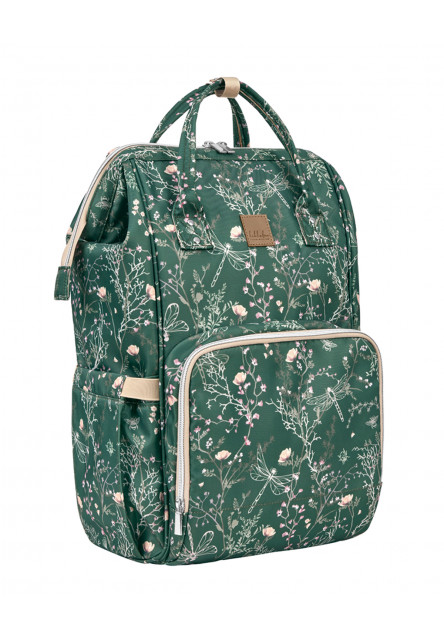 Přebalovací batoh Siena Luxe Secret Garden Deep Green