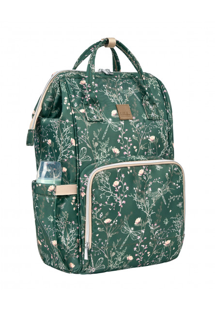 Přebalovací batoh Siena Luxe Secret Garden Deep Green