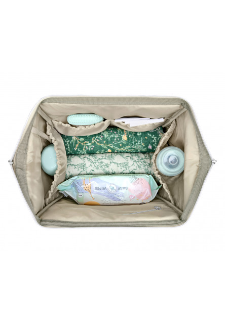 Přebalovací batoh Siena Luxe Secret Garden Deep Green