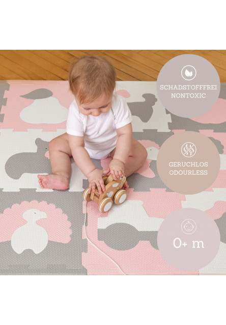 Hrací podložka Puzzle Farma 1.2 x 0.9m