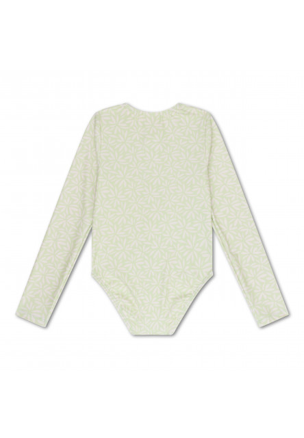 Plavky s dlouhým rukávem s UPF 50+ Green Matcha