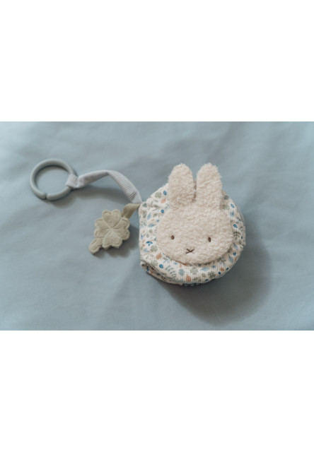 Závěsná textilní knížka králíček Miffy Lucky Leaves