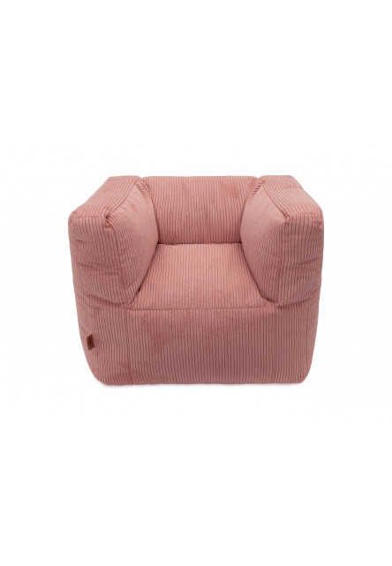 Křeslo dětské Beanbag Corduroy Wild Rose