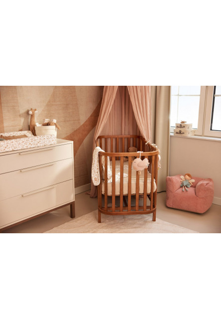 Křeslo dětské Beanbag Corduroy Wild Rose