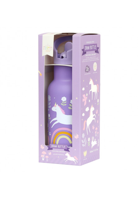 Nerezová láhev 350ml - Jednorožci