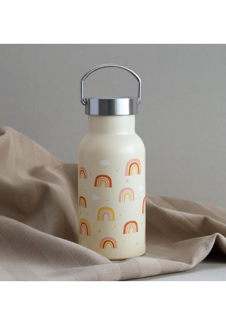 antikorová fľaša na pitie, 350 ml - dúha