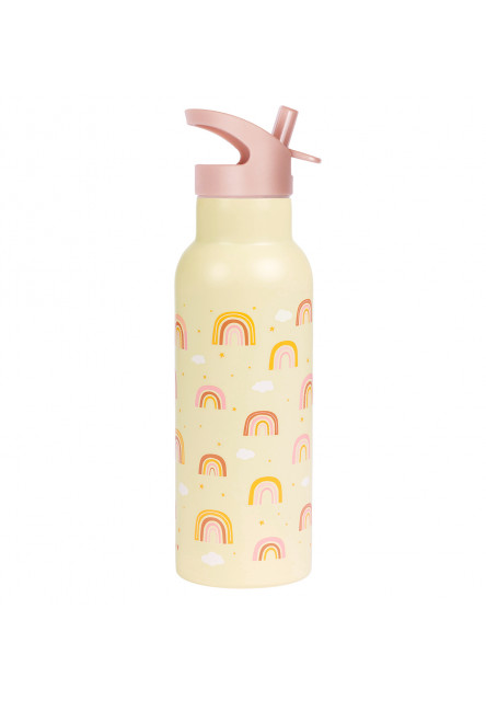 antikorová fľaša na pitie, 500 ml - dúha