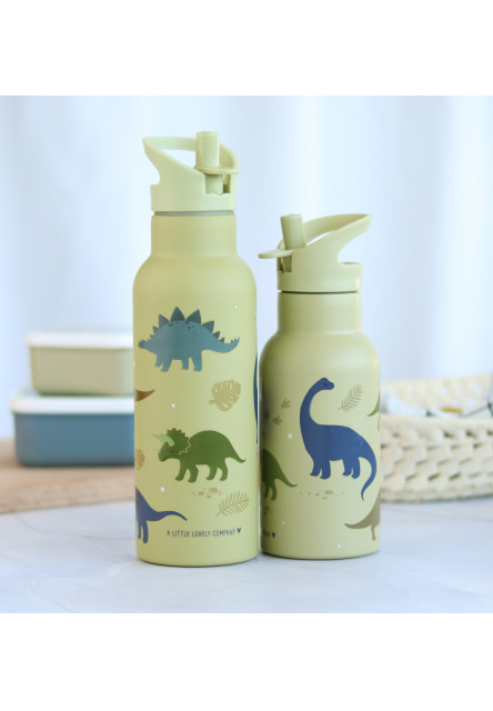 antikorová fľaša na pitie, 500 ml - dinosaury