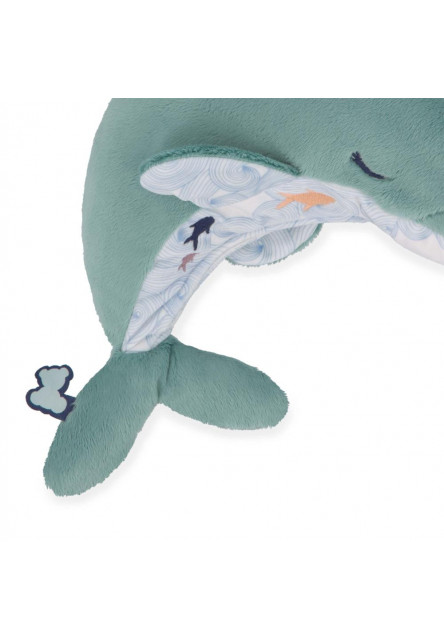Kaloo Petit Calme Plyšový delfín s levanduľovým vankúšom pre lepší spánok 15 cm