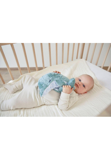 Kaloo Petit Calme Plyšový delfín s levanduľovým vankúšom pre lepší spánok 15 cm