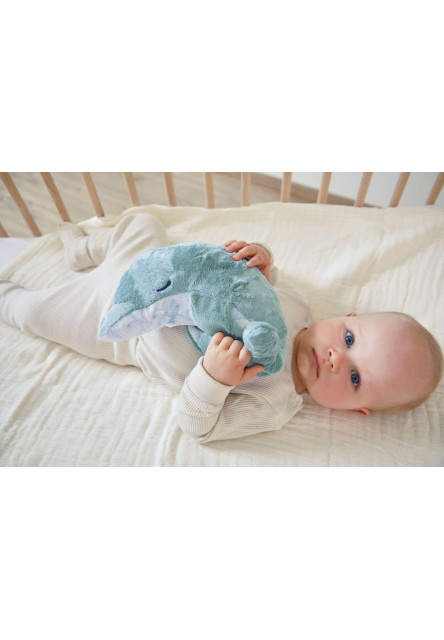Kaloo Petit Calme Plyšový delfín s levanduľovým vankúšom pre lepší spánok 15 cm