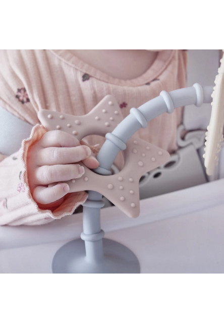 SHNUGGLE Stick N Play Star Senzorická hračka a kousátko