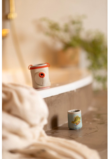 Neoprénové hračky do kúpeľa - dino activity cups