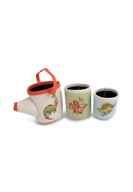 Neoprénové hračky do kúpeľa - dino activity cups