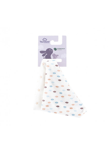 Bandana Bib 2 ks Dreiecke bunt & Sternchen Beige