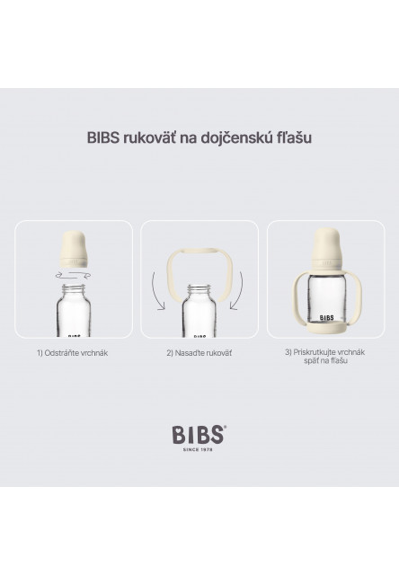 BIBS ušká na fľašu (Blush)