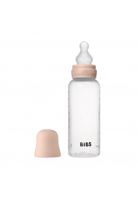 Antikoliková fľaša so silikónovým cumlíkom 270ml (Ivory)