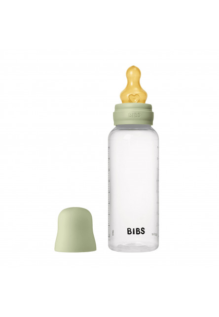 Antikoliková fľaša s kaučukovým cumlíkom 270ml (Ivory)