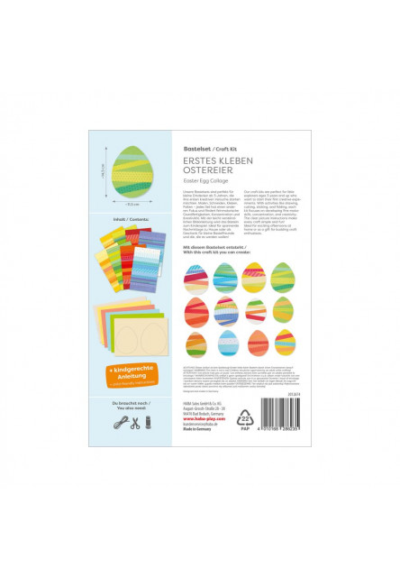 Craft Kit Kreatívna sada Prvé lepenie Veľkonočné vajíčka