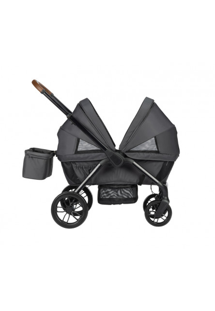 Kočárek pro dvě děti Helios Mineral Graphite