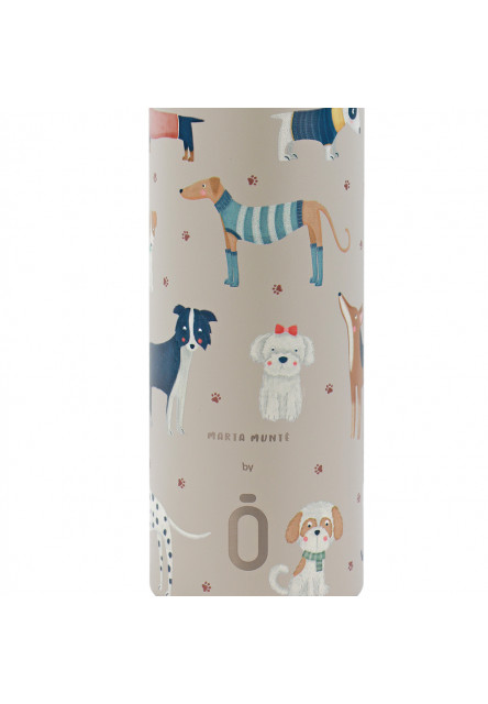 Termoláhev 600 ml Dogs Taupe