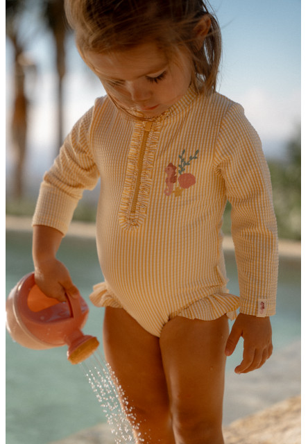 Plavky dlouhý rukáv Ocean Treasures Yellow vel. 86/92
