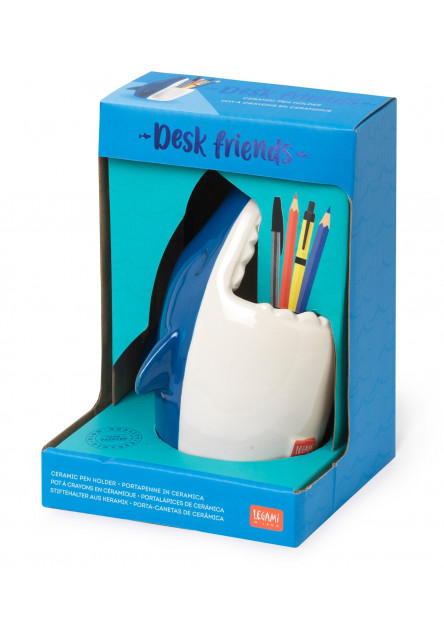 Stojanček na ceruzky Legami Desk Friends - Shark