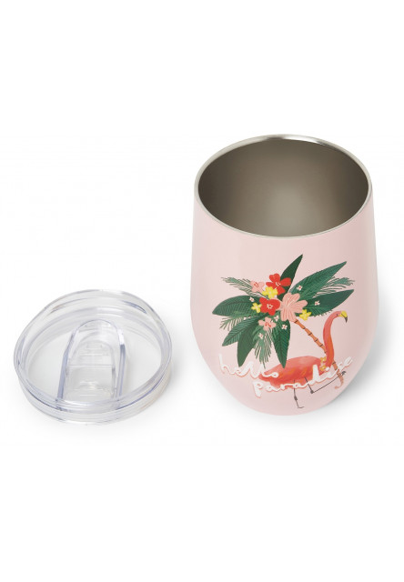 Termo hrnček Legami Vacuum Tumbler Hot & Cold 325 ml - Flamingo