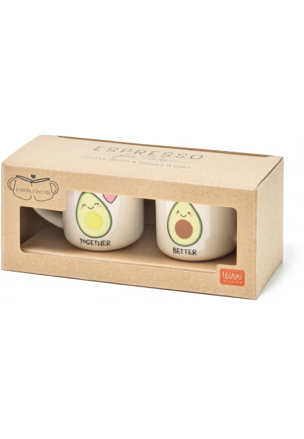 Set hrnčekov Legami Espresso For Two - Avocado