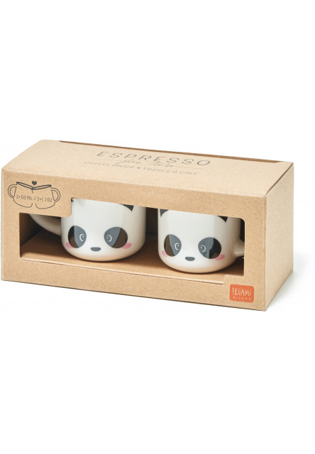 Set hrnčekov Legami Espresso For Two - Panda