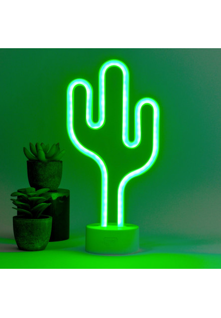 Ľad lampička Legami It'S A Sign - Neon Effect Led Lamp - Cactus