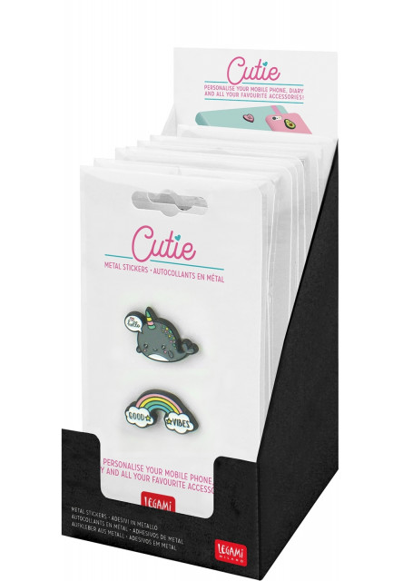 Sada samolepek Legami Cutie - Set Of 2 Metal Stickers - Good Vibes