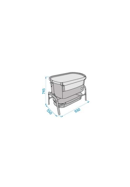 Iora postýlka přenosná Essential Grey