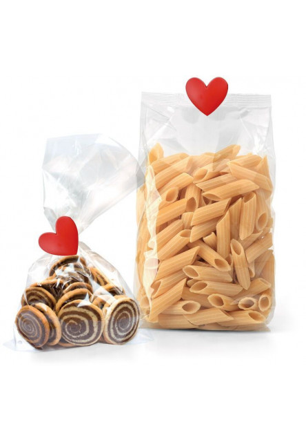 Súprava štipcov na vrecká Legami Set Of 6 Bag Clips - Bag Clips - Heart