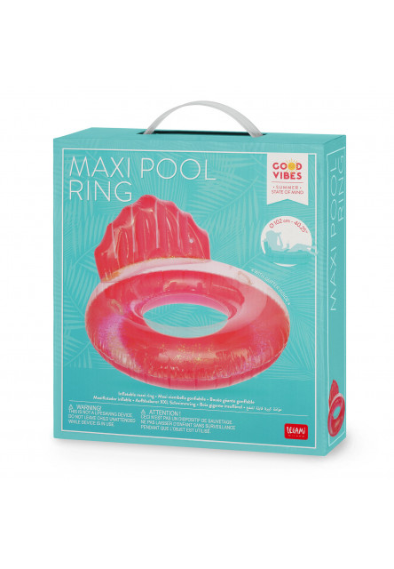 Nafukovací kruh Legami Maxi Pool Ring - Seashell