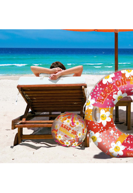 Nafukovacia lopta Legami Glitter Beach Ball - Daisy