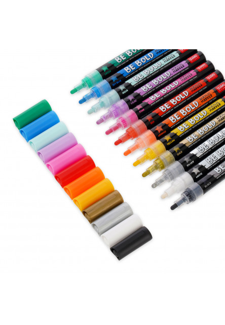 Akrylové fixky Legami Acrylic Marker - Be Bold - Black