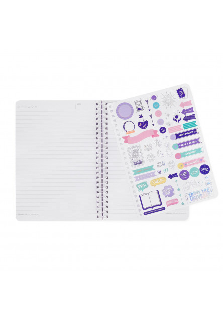Zápisník Legami Bound Notebook - Spiral Notebook - Large Lined - Tarot