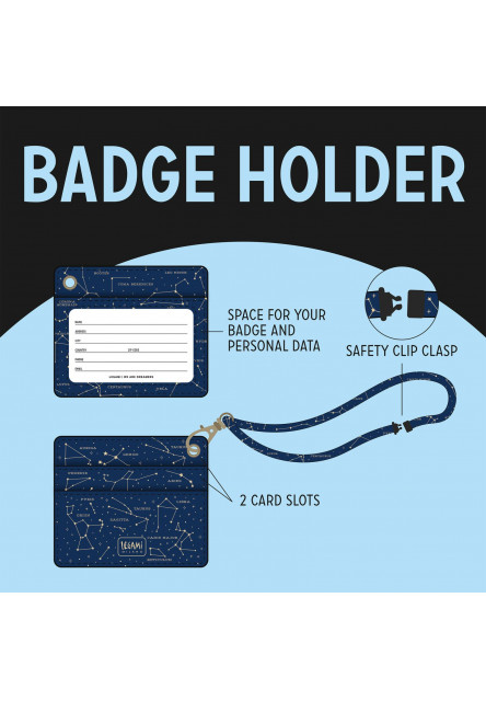 Puzdro na karty Legami Badge Holder - Stars