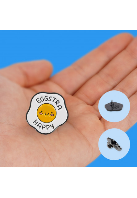 Brošňa Legami Enamel Metal Pin - Pin Your Style! - Egg